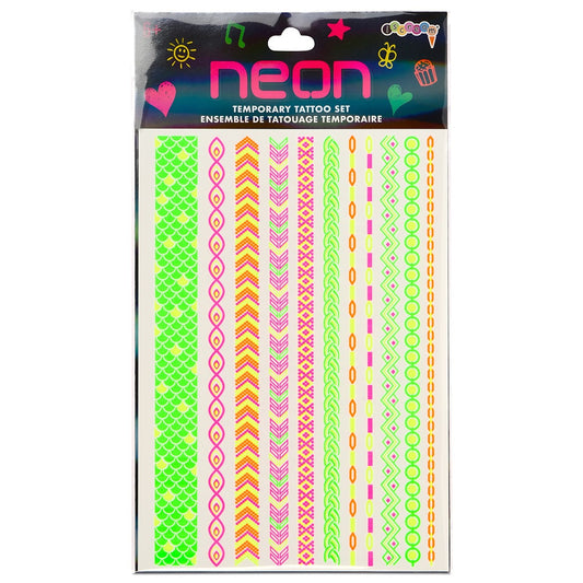 Neon Friendship Tattoo Bracelet