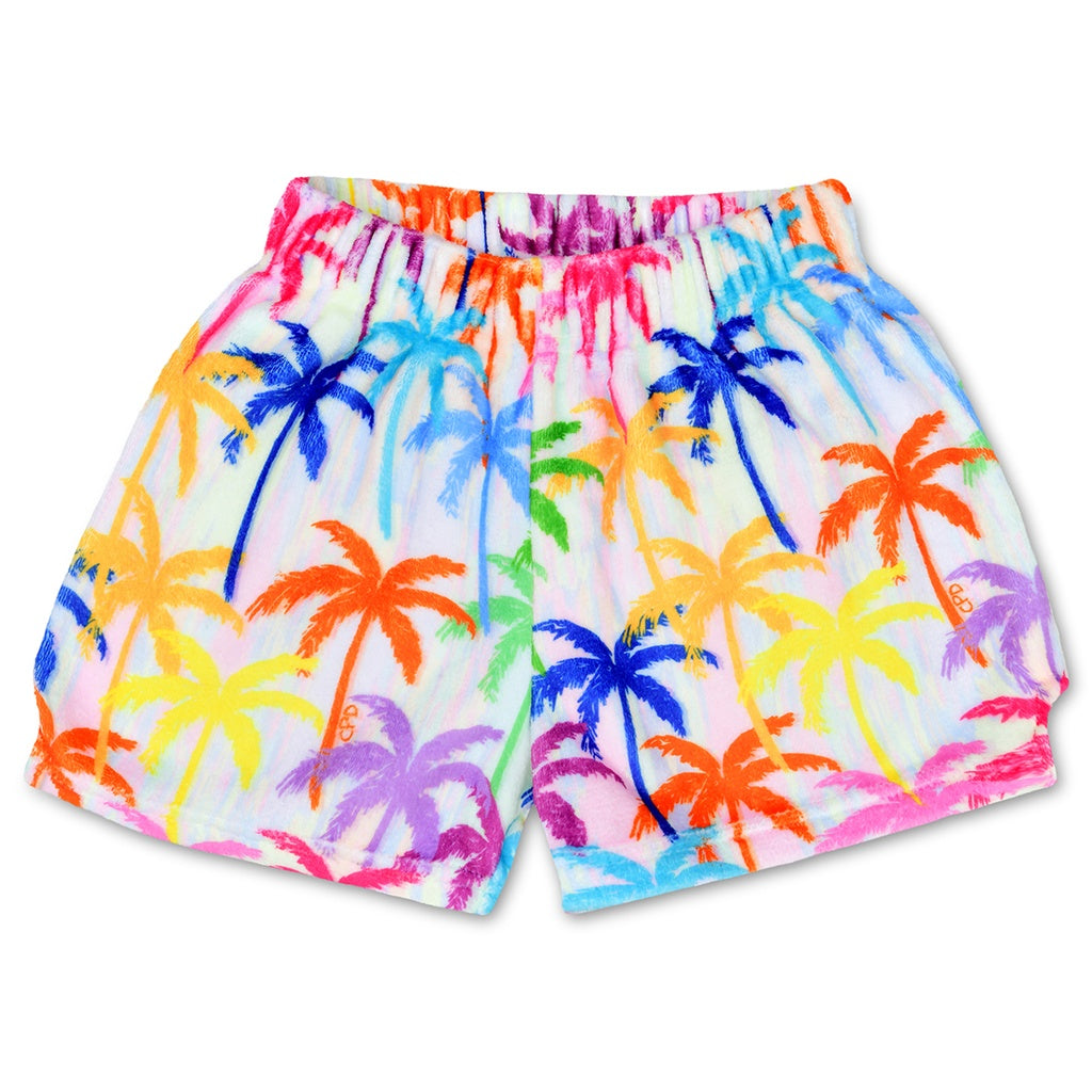 Palm Tree Plush Shorts