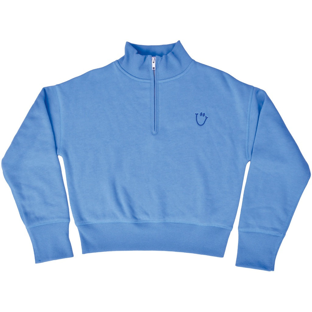 Happy Faces Quarterzip Sweatshirt