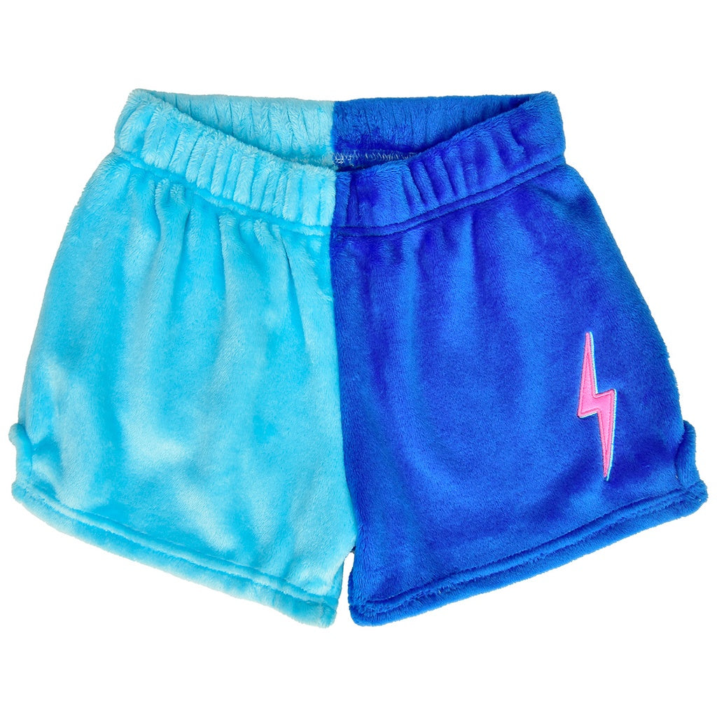 Midnight & Bright Lightning Plush Shorts