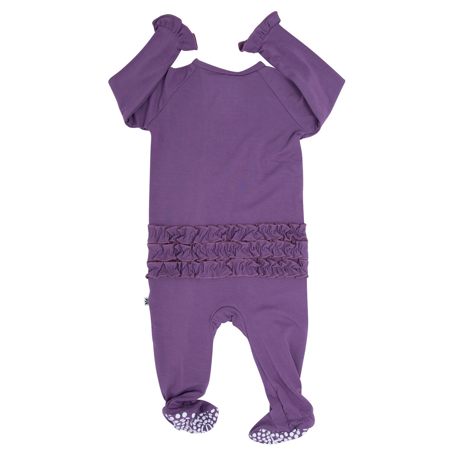 Grape Jelly Ruffle Footie