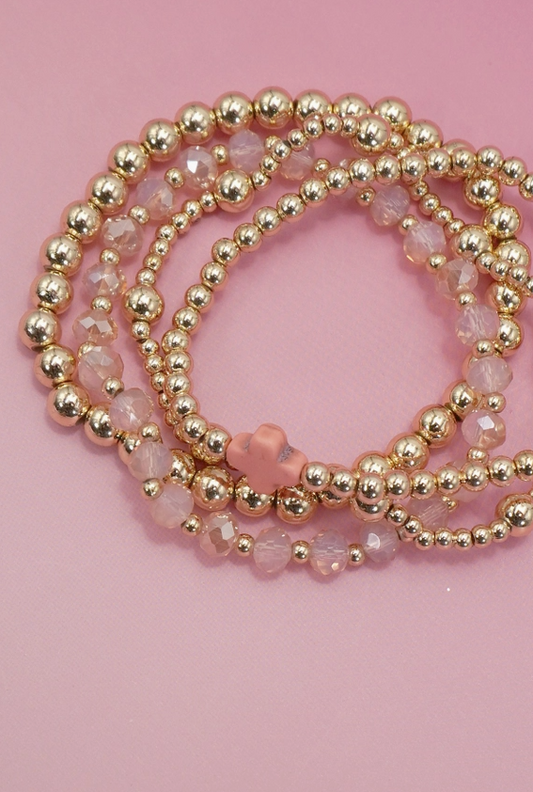 Boho Cross Stretch Bracelet