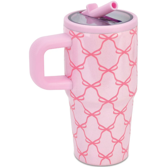 Sweet Trellis Bow Mini Travel Cup