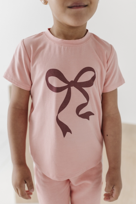Bow Short Sleeve Tee