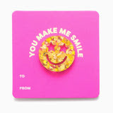 Confetti Smiles Pin Card