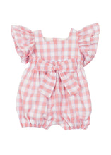 Load image into Gallery viewer, Cutie Pie Plaid Woven Romper
