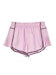 Athletic Pleated Side Panel Shorts