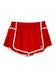 Athletic Pleated Side Panel Shorts