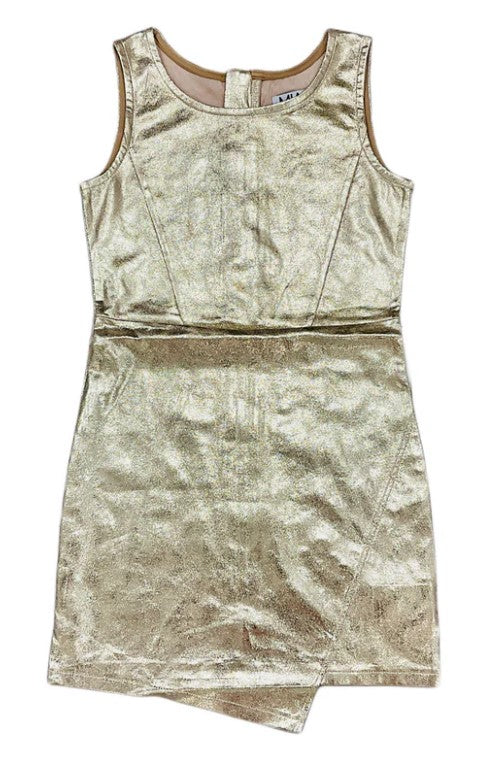 Gold Asymetrical Dress