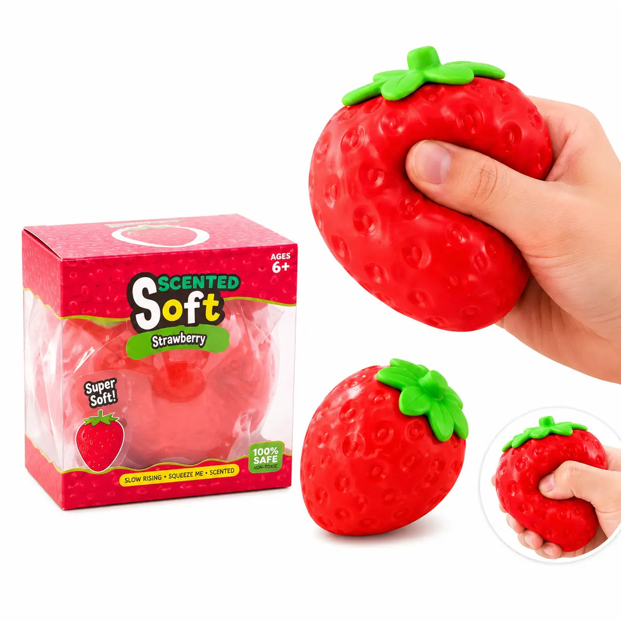Jumbo Strawberry Squishy