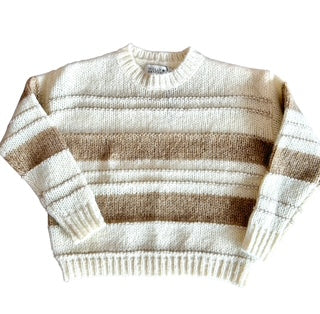 Beige Stripe Sweater