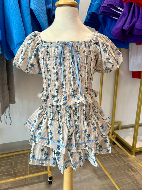 Tiered Mini Skirt
