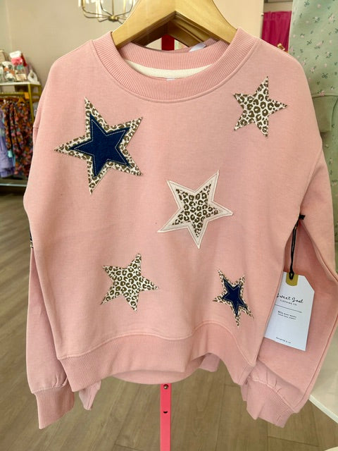 Cheetah Stars Sweatshirt