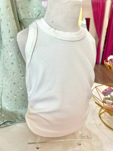 Sleeveless Shirred Tank