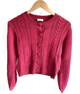 Cherry Soho Cardigan Sweater