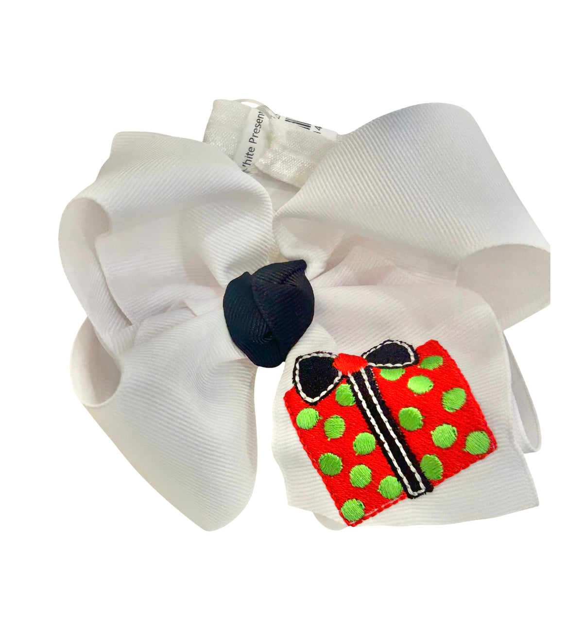 White Present Baby Headband