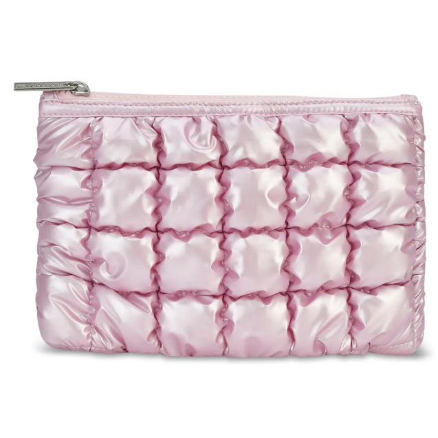 Icy Rose Puffer Pouch