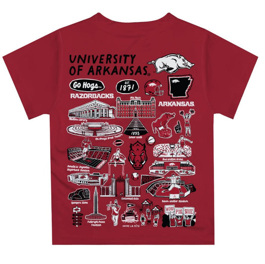 Razorback Landmark Graphics T-Shirt