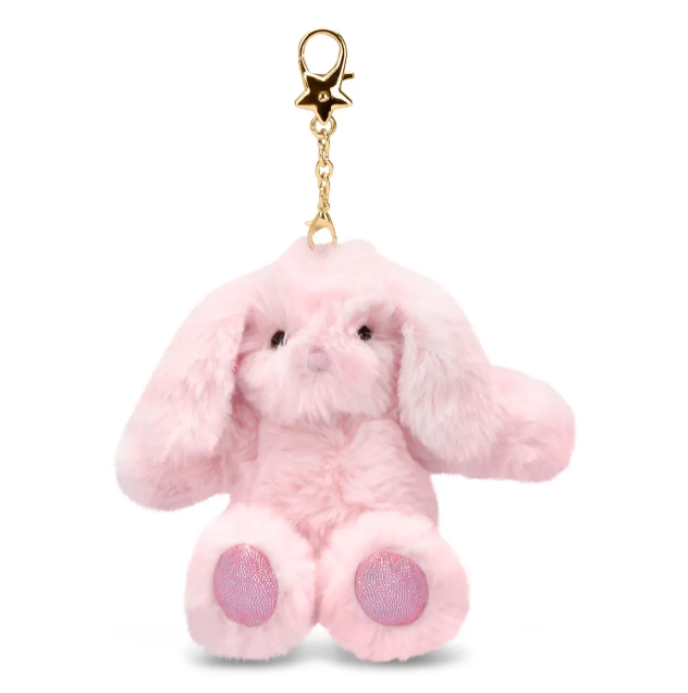 Pink Bunny Bag Charm