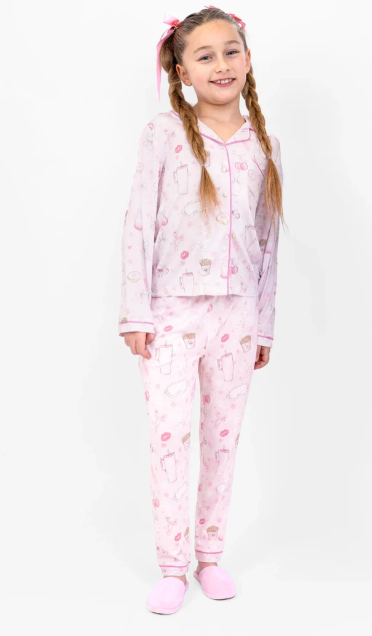Blush Club Jersey Pajama