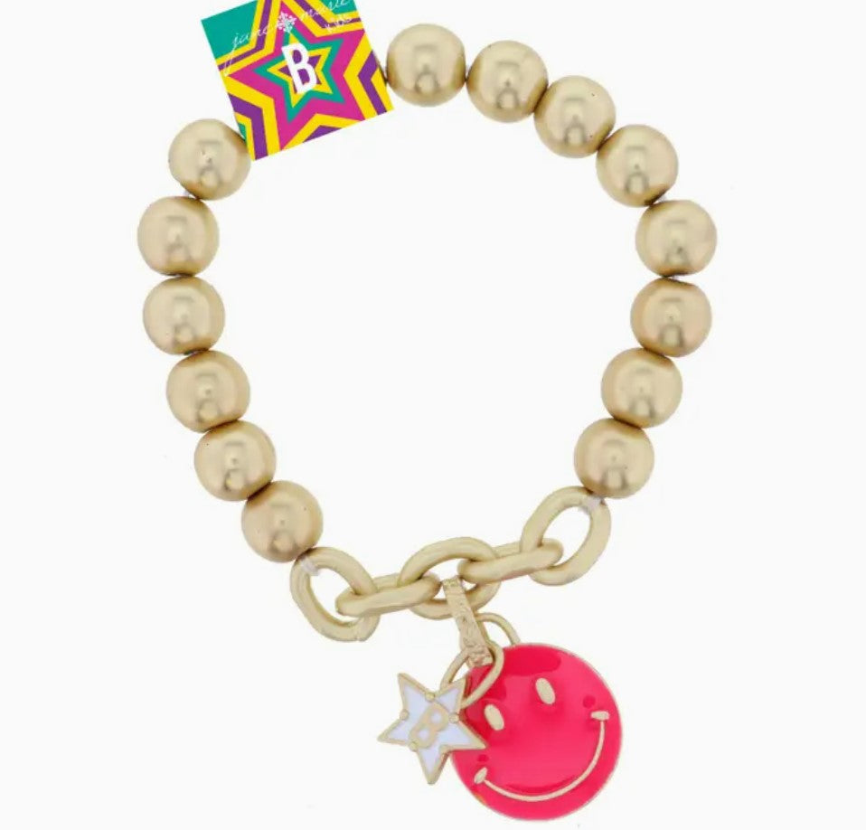 Smile Face Charm Bracelet