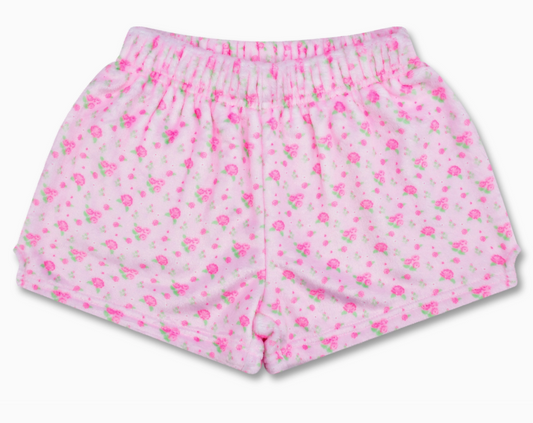 Pretty In Pink Plush Shorts