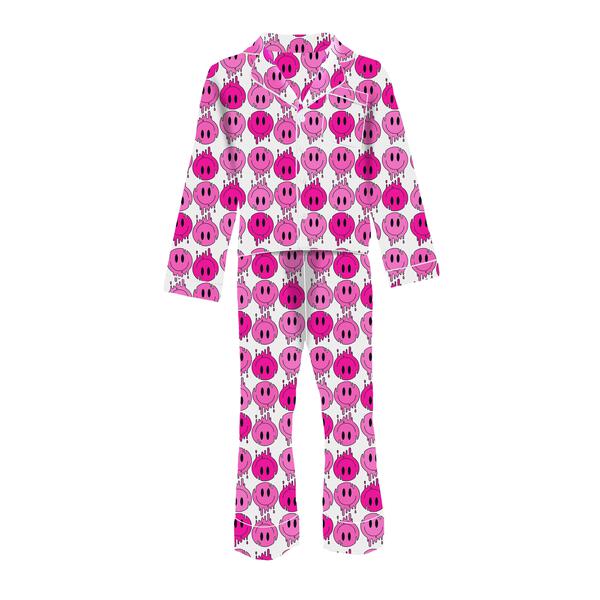 Pink Drip Smile Pajamas