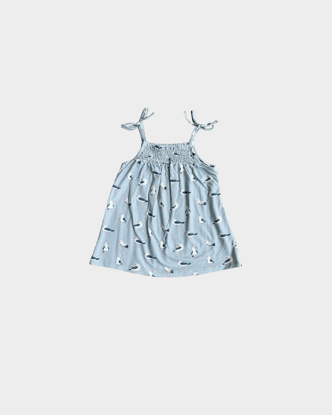 Seagull Smocked Summer Dress