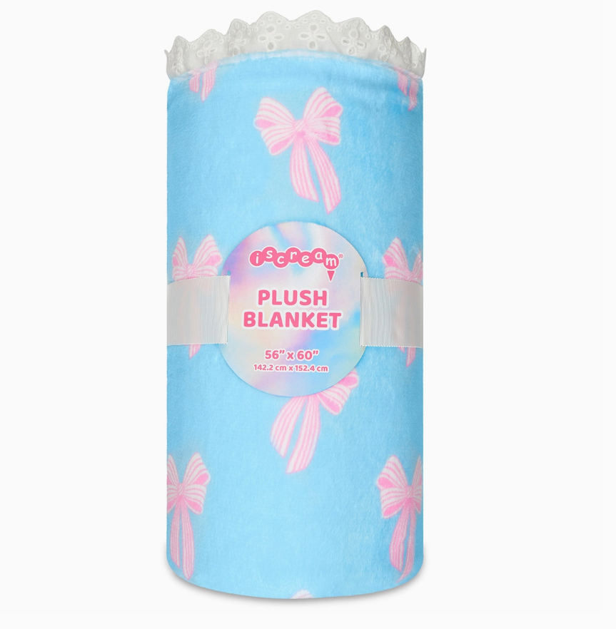 Spring Bows Plush Blanket