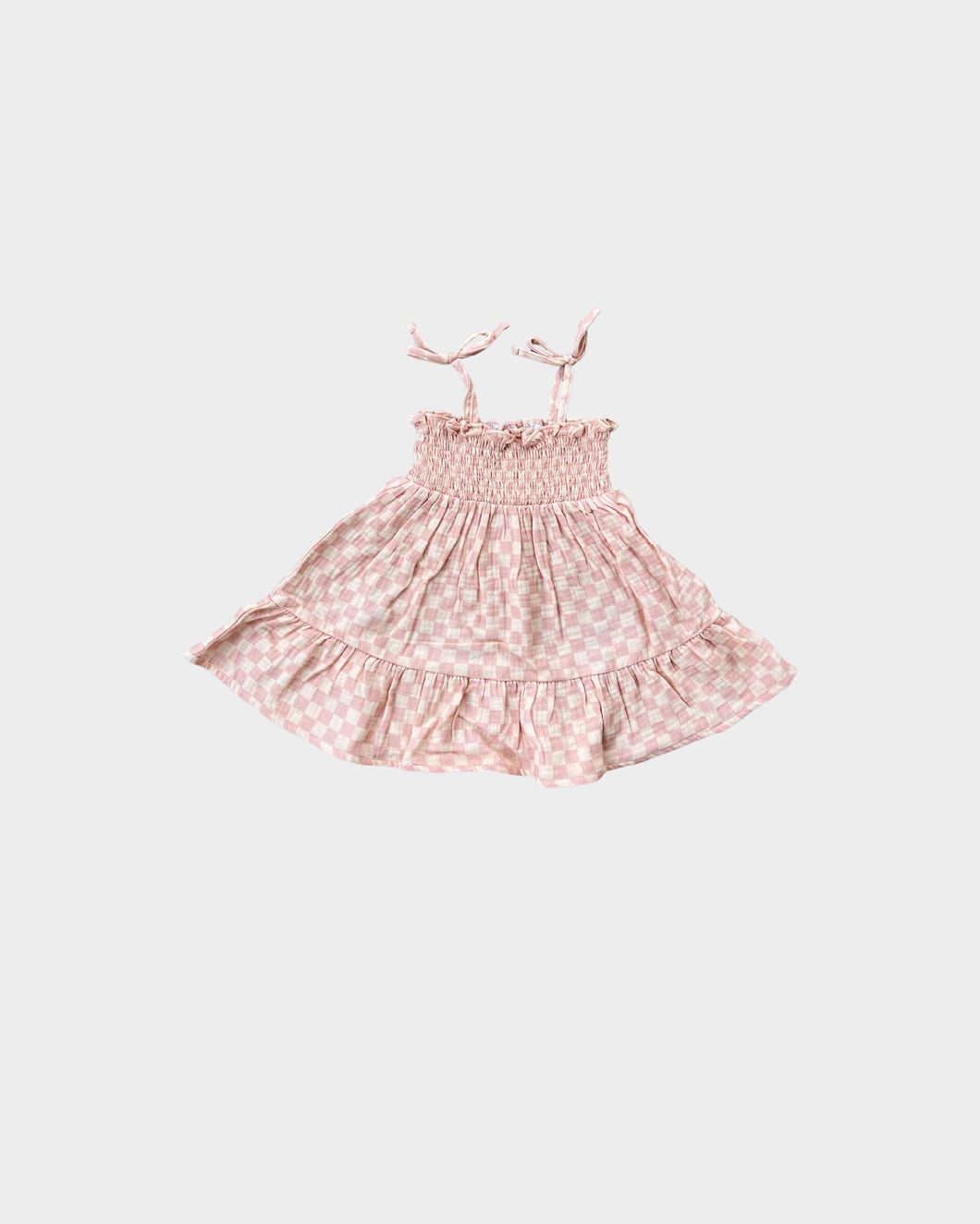 Pink Lemonade Checkered Mini Dress
