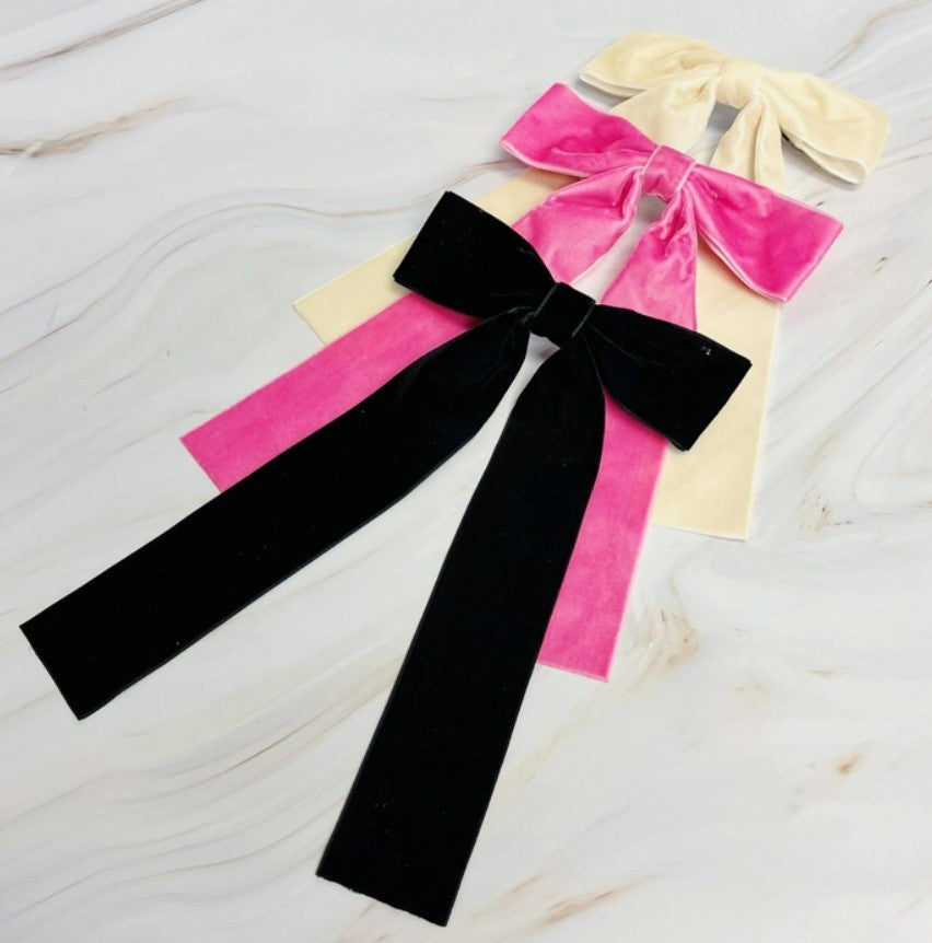 Velvet Hair Bows