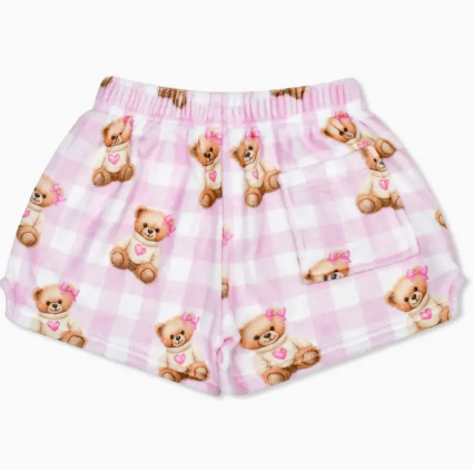 Beary Coquette Plush Shorts