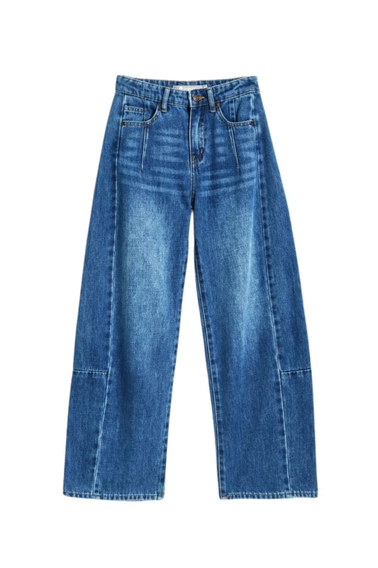 Barrel Cropped Jeans