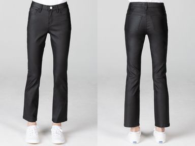 Black Nylon Jeans