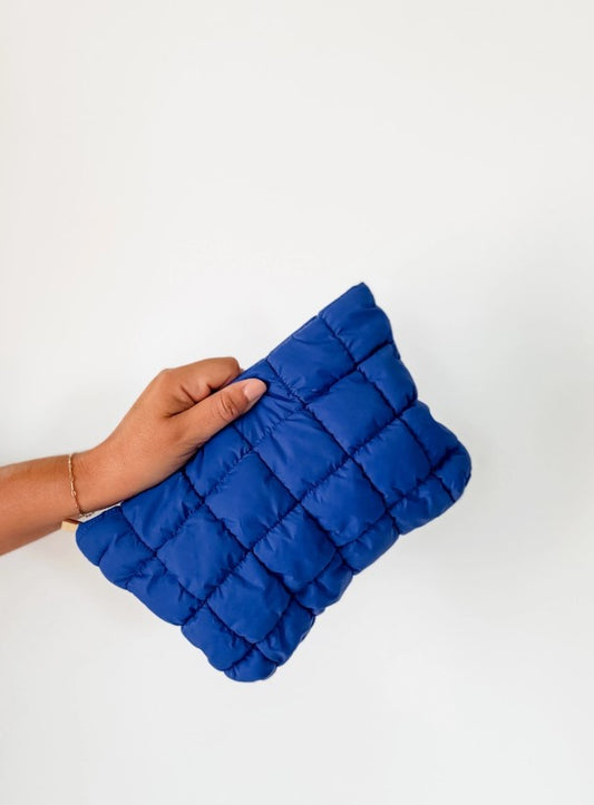 Quilted Puffer Makeup Bag