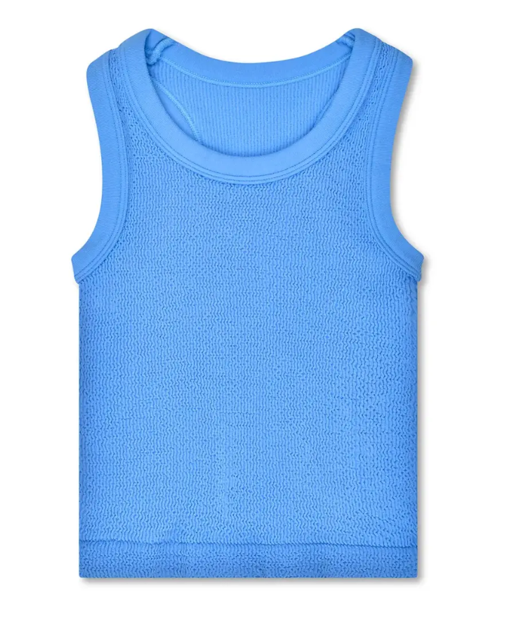 Bright Blue Racerback Tank Top