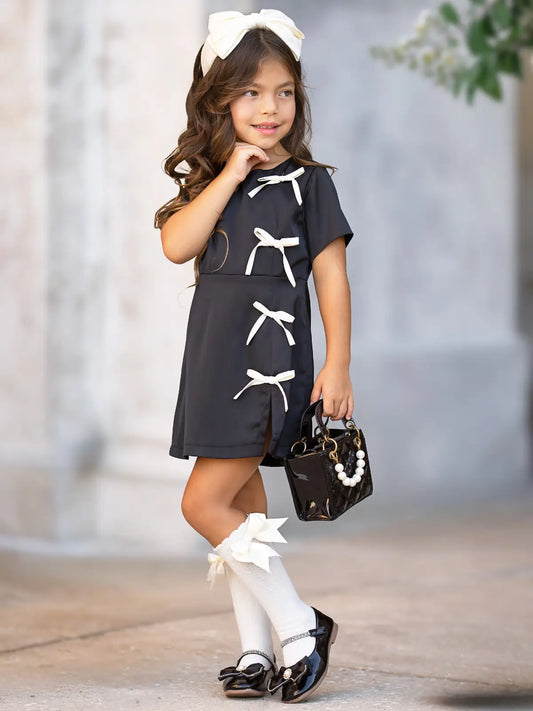 Black & White Bow Dress