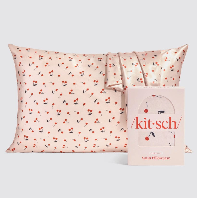 Cherry Satin Pillow Case