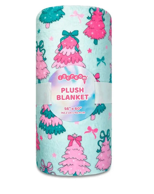 Fancy Trees Plush Blanket