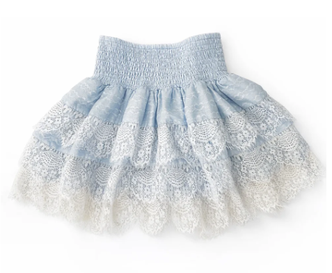 Gemma Patel Blue Heart Skirt