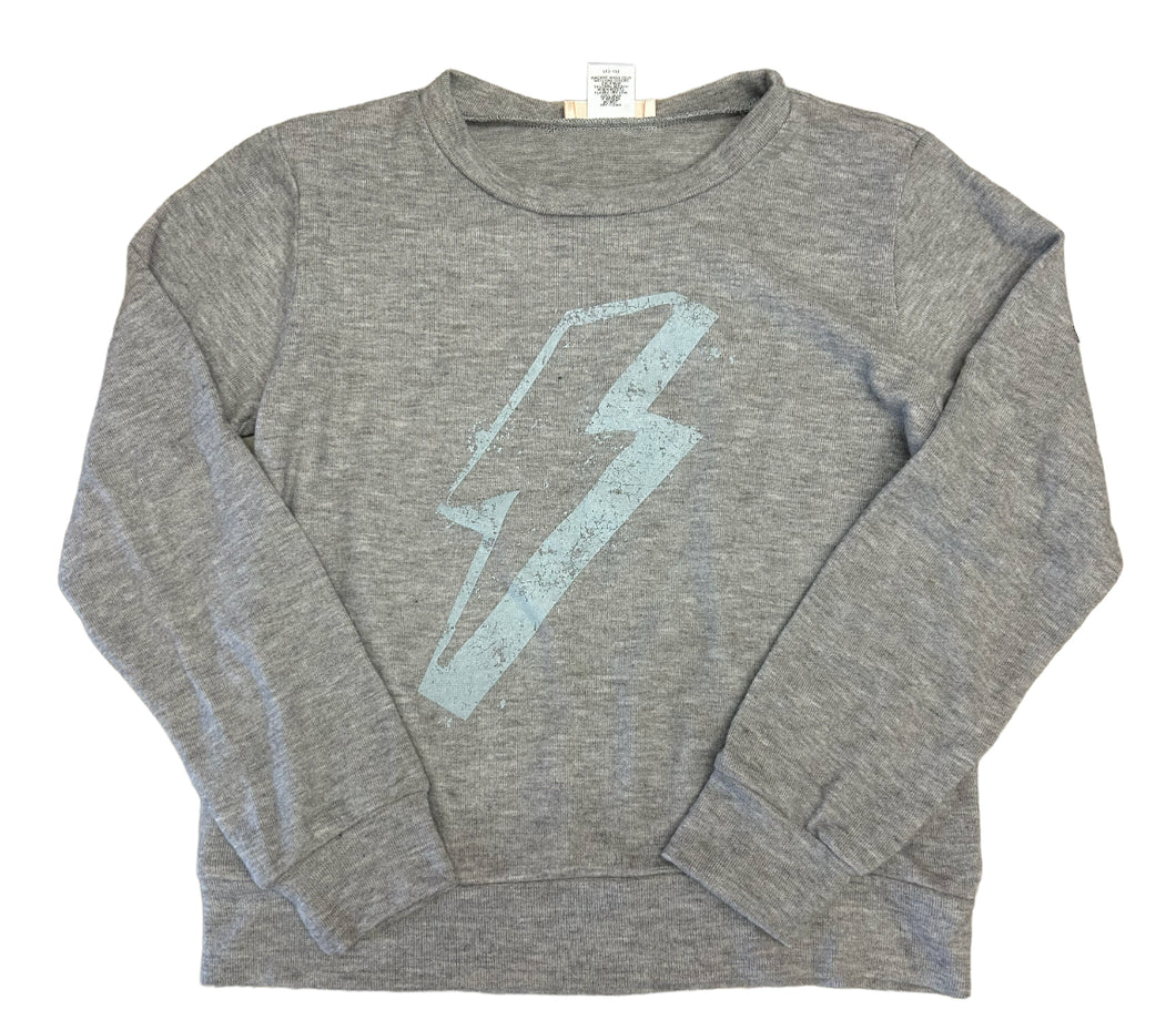 Distressed Bolt Pullover