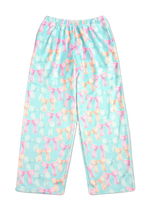 Beautiful Bows Plush Pants