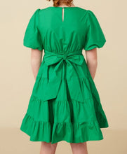 Load image into Gallery viewer, Kelly Green Poplin Dress
