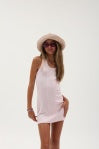 Pink Racer Tank Dress