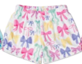 Pretty Bows Plush Shorts