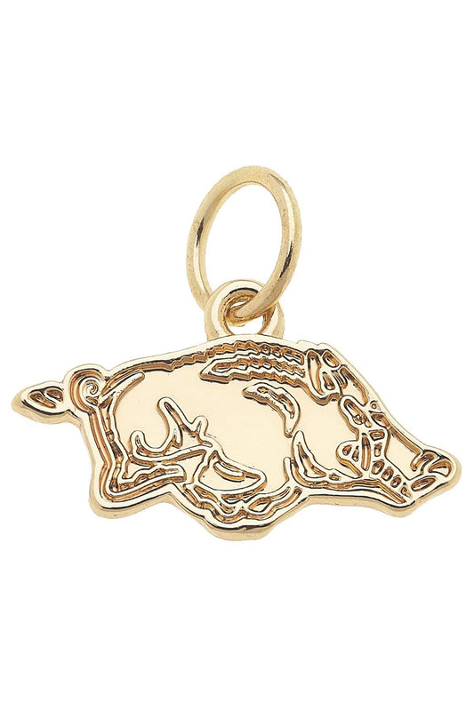 Razorback Logo Charm