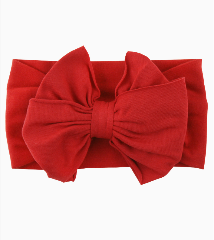 Red Bow Headband