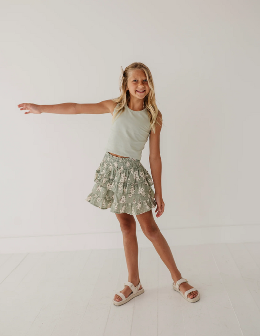 Clustered Daisies Skirt