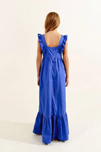 Load image into Gallery viewer, Blue Ruffle Maxi
