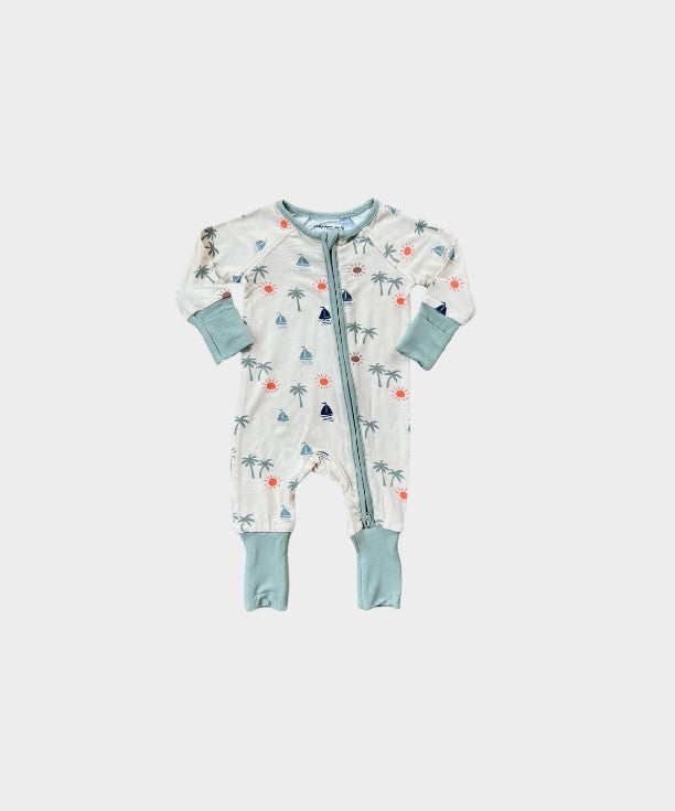 Sailboat Footless Romper